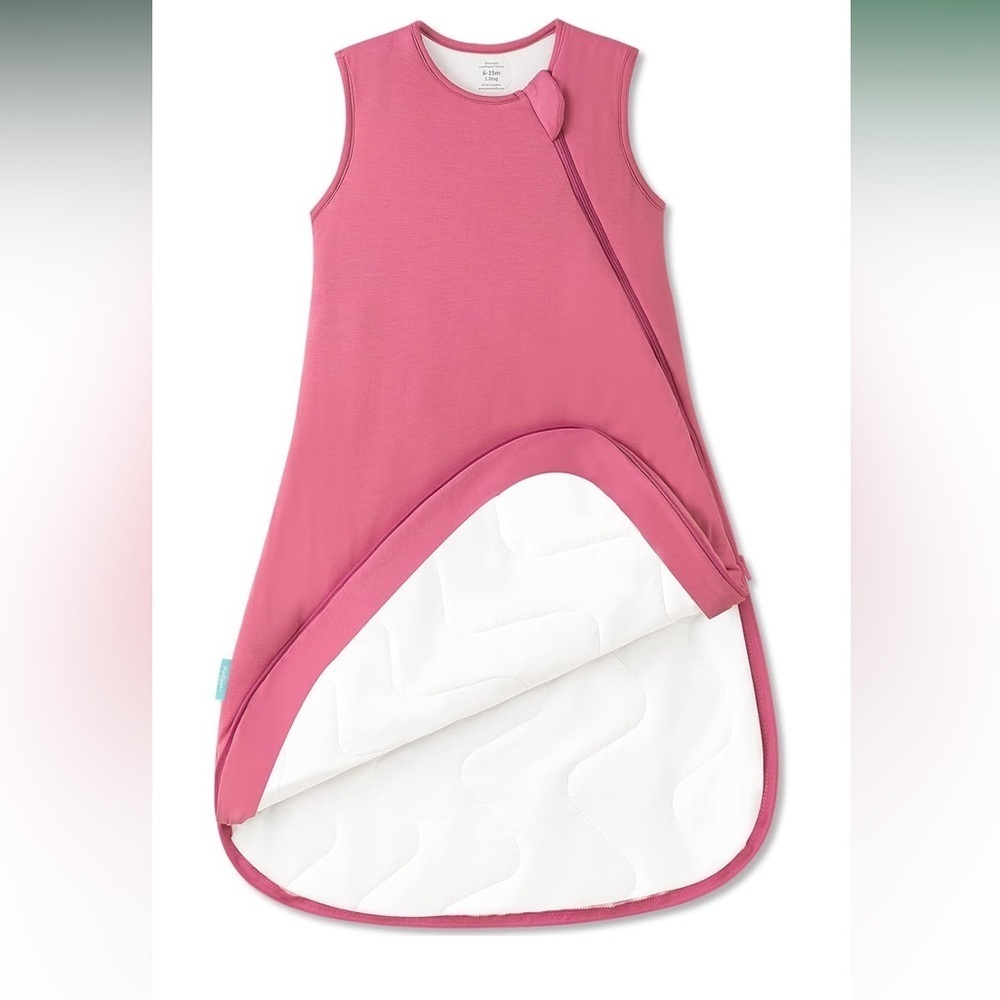 PurComfy Supersoft Sleeping Sack 1.0 TOG Bamboo Baby Bag Zipper Wearable Blanket - Picture 2 of 5